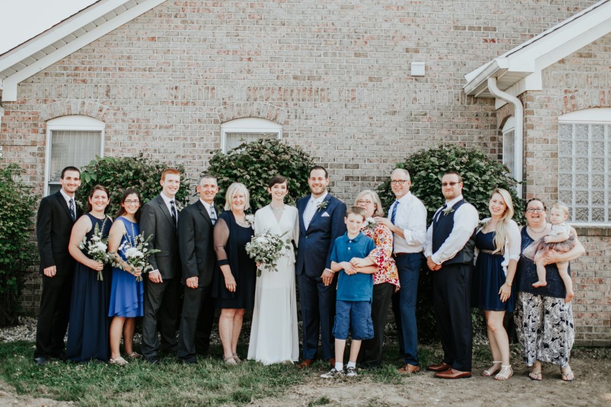 our wedding, on year later | Lynnette Therese Sauer